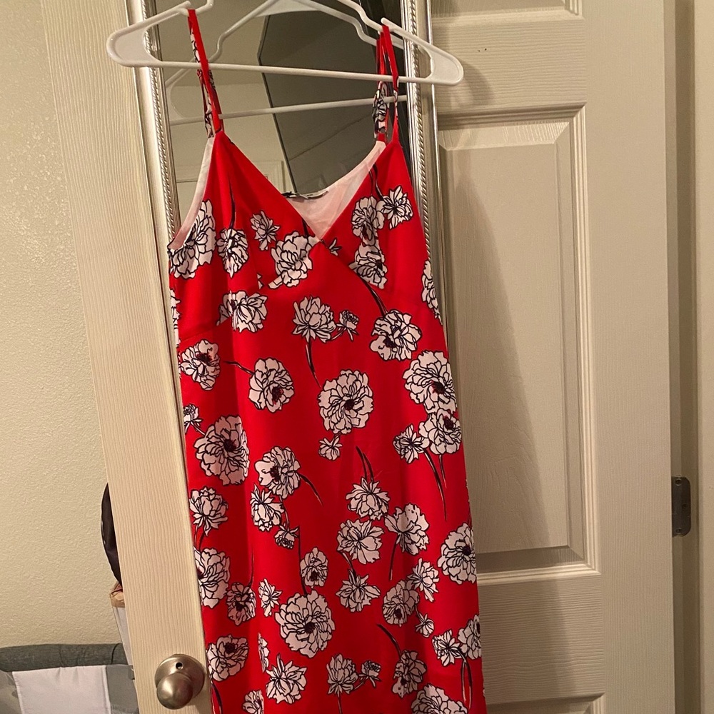 A-line Floral Dress